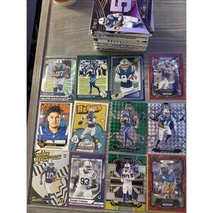 Indianapolis Colts Football Card Lot Bundle- Approx. 100 Cards With Inserts